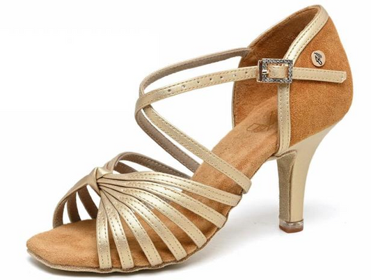 NINA GOLD SUEDE