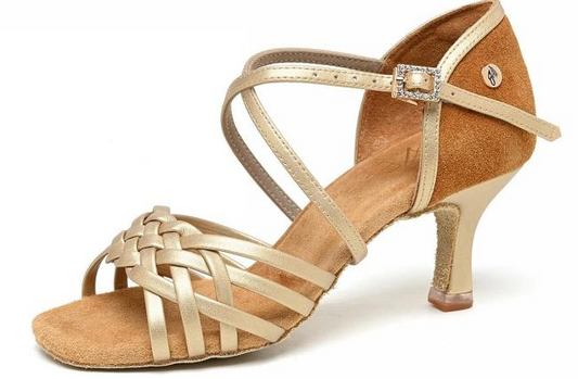 NICOLE GOLD SUEDE